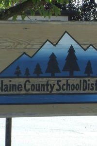 Blaine County School District Sign