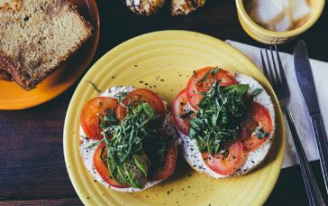 breakfast food on a plate