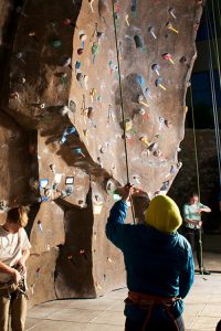 YMCA rock wall